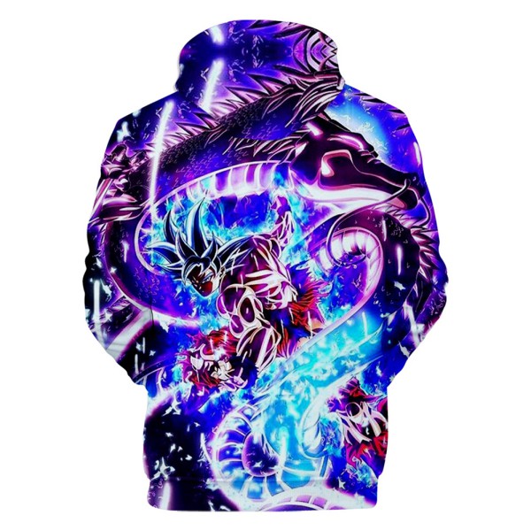 Áo hoodie in hình nhân vật phim Dragon Ball 3D cho nữ