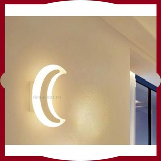 Đèn Gắn Tường ⚜️FREESHIP⚜️ Đèn Treo Tường Hình Mặt Trăng B005 [Den Gan Tuong]