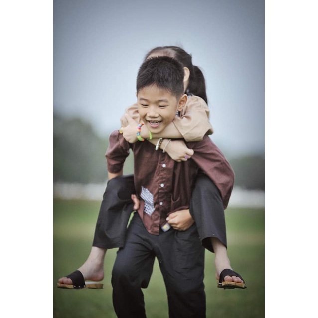 Đồ Bộ Bà Ba Size Đại Lớn 40-45kg Cho Bé Trai Bé Gái , Cotton Hàn Quốc 100%.