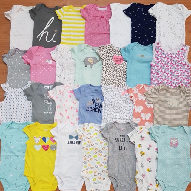 Set 5 body chip bodysuit Cater's xuất dư xịn cho bé ( mẫu ngẫu nhiên)