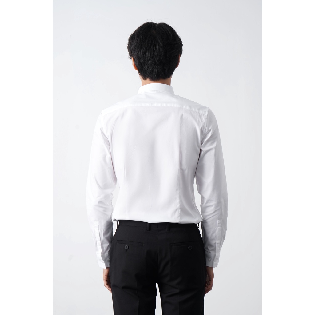 Áo Sơ Mi Nam Tay Dài Trơn Form Fitted - Routine 10F21SHL004C