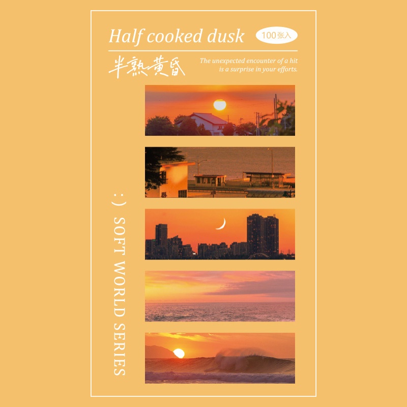 Set 100 Miếng Dán Đánh Dấu Trang Sách Sáng Tạo
