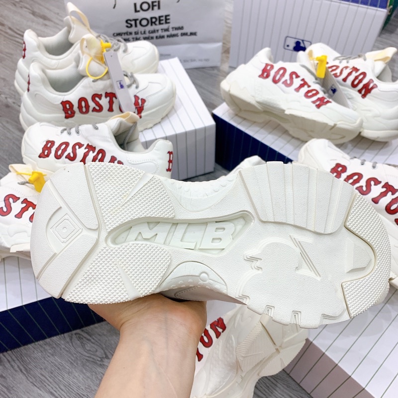 MLB Boston – Giày Thể Thao Nam Nữ mlb Boston IN 3D Đế Độn [Freeship-Bảo Hành 1 Năm] – Giày Boston