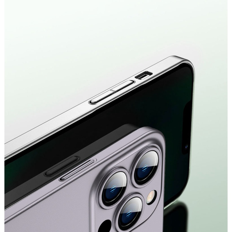 Ốp lưng iphone PC cứng nhám mờ chống vân tay có kính bảo vệ camera cho ip 14 13 11 Pro MAX 14 Plus 12 Pro MAX MVStore