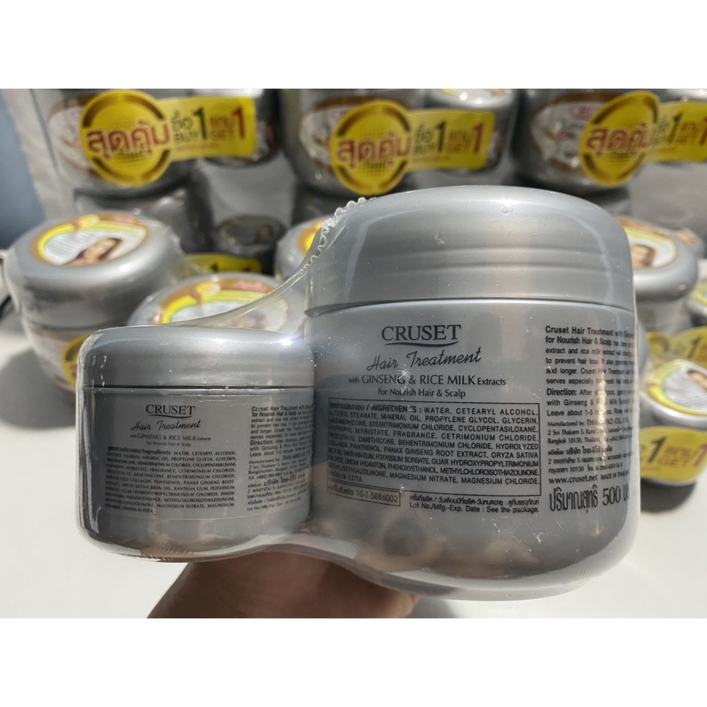 Kem ủ tóc cruset Nhân Sâm ⚡ HÀNG NHẬP KHẨU ⚡ Thái Lan chính hãng 500g