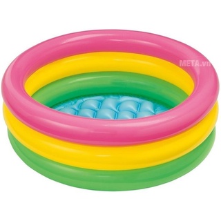 HỒ BƠI Rainbow 4 Ring 3 Ring Bể bơi trẻ em 5 feet Hồ bơi Sunset Glow