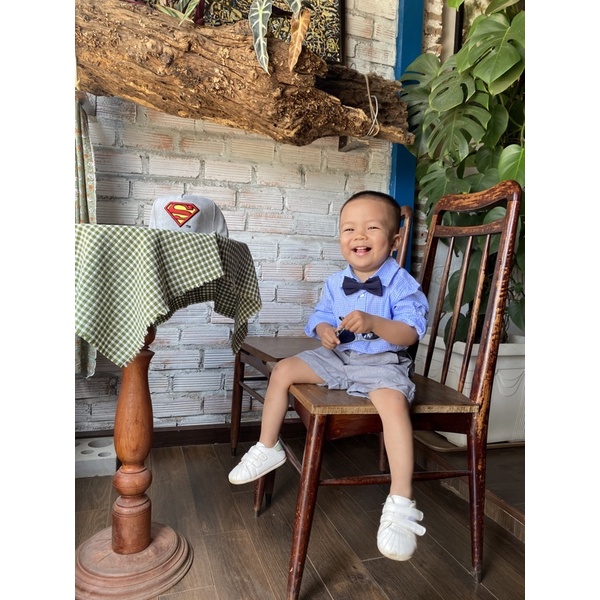 Set công tử 3 chi tiết kèm nơ dư xịn HM cho bé trai 1-6T