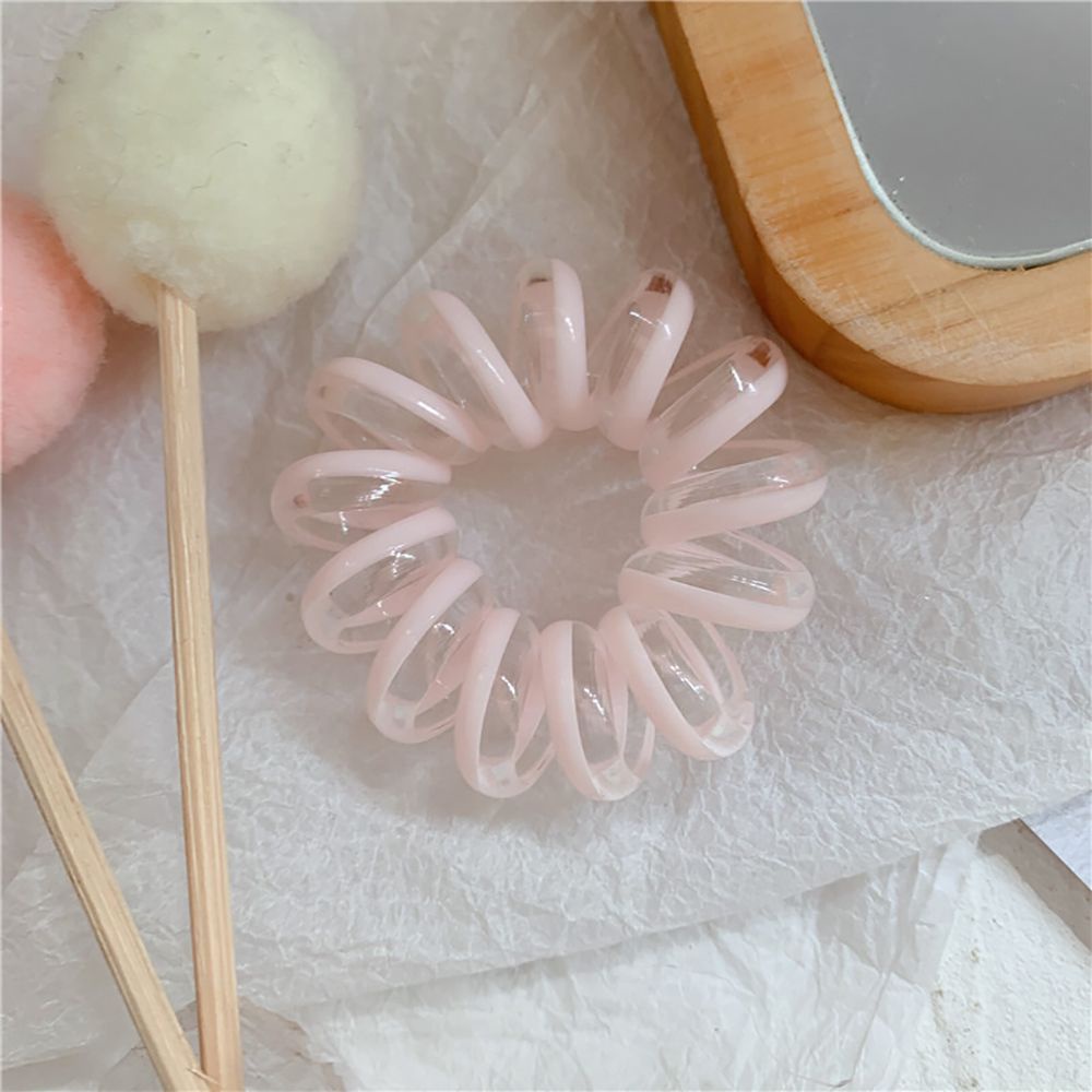Dây Cột Tóc Lò Xo Co Giãn Nhiều Màu Dễ Thương Phong Cách Hàn Quốc Cho Nữ