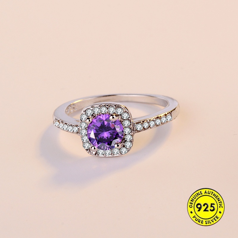 Nhẫn mạ bạc 925 hình mũi tên đính đá zircon thời trang cho nữ