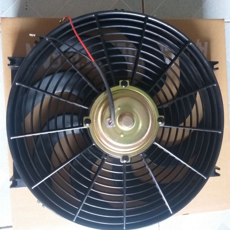 QUẠT TẢN  NHIỆT DÀN NÓNG 14"/ 12v và 24v (mô tơ dày)