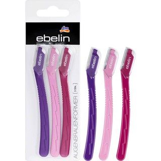 Dao Cạo Lông Mày Ebeline vỉ 3 cái