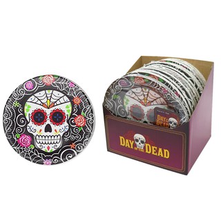 Đĩa ăn tiệc 18cm 12 cái halloween uncle bills uh01011