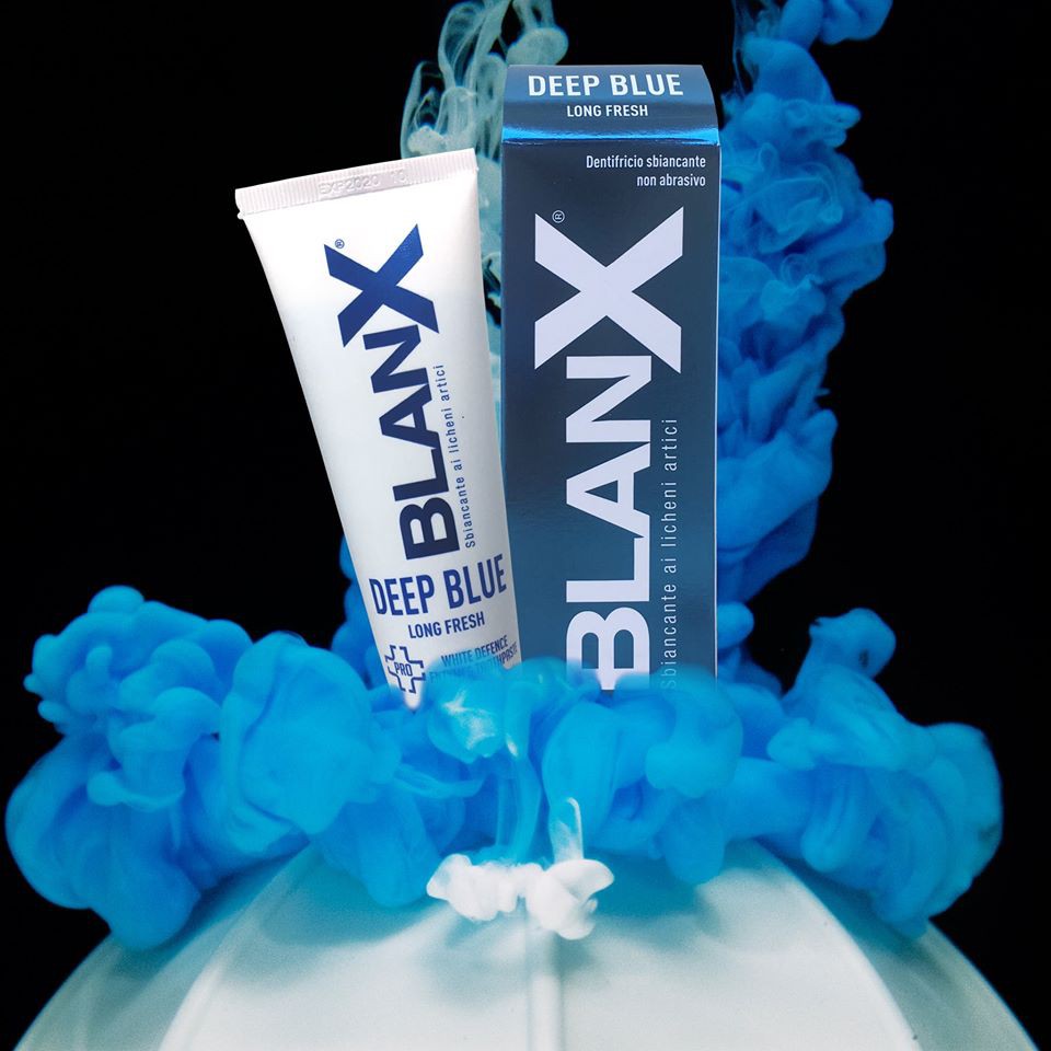 Kem Đánh Răng Blanx Pro Deep Blue Trắng Và Sáng Răng 75ml