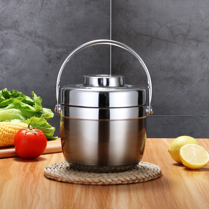 Cặp Lồng Bom, Camen 2 ngăn inox 304 Mang Cơm Giữ Nhiệt Tốt