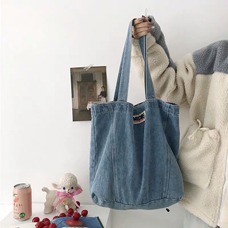 Túi Vải Jeans MISCHIEF