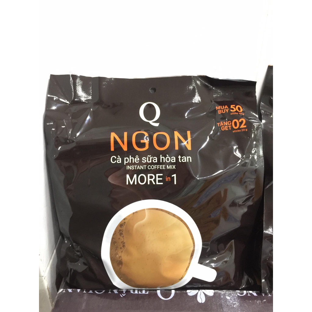 Cà phê sữa Ngon Trần Quang bịch lớn 1.04Kg (52 gói dài * 20g)