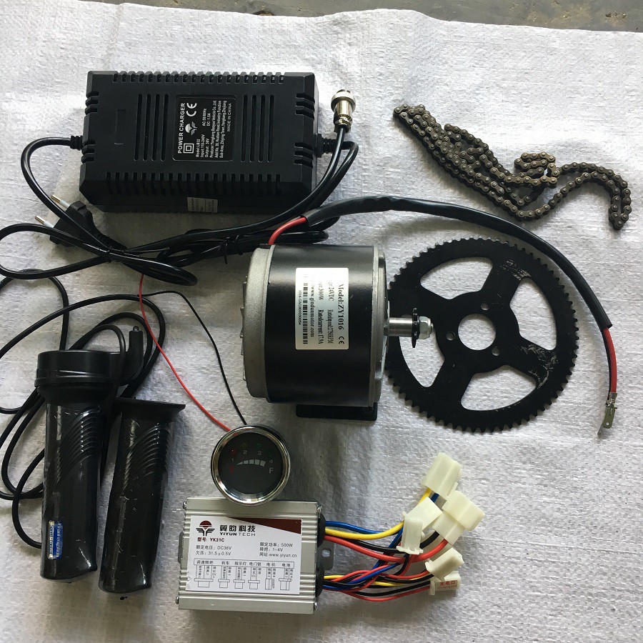 BỘ CHẾ 24V250W CHẾ XE ĐIỆN