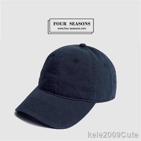 ◆✹Pure color baseball cap men s retro light version casual wild sunscreen hat four seasons sun Korean style peaked female tide