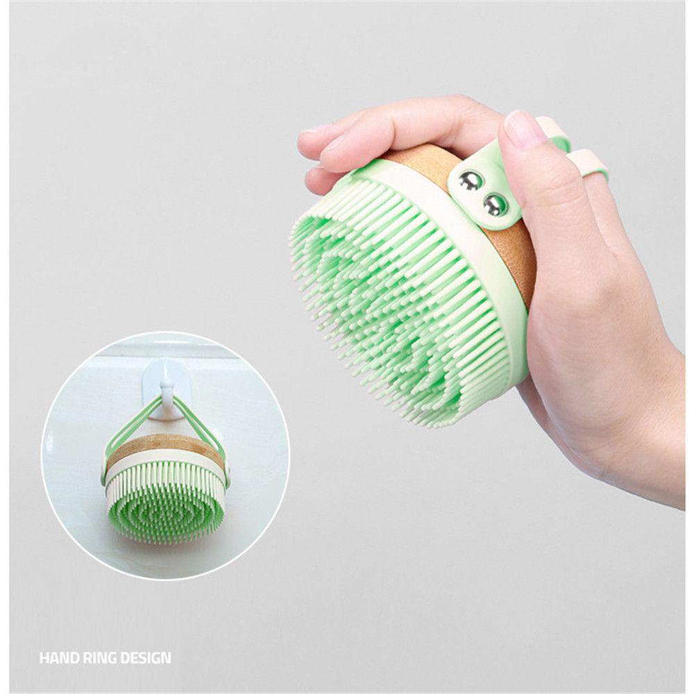 LAKAMIER Cọ Gội Đầu Bằng Tre Mát Xa Da Đầu Tiện Dụng