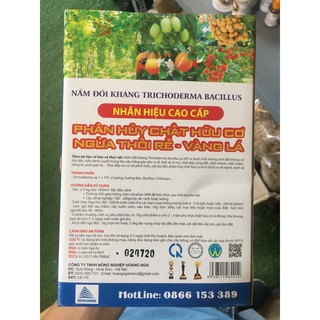 Phân bón hữu cơ vi sinh DHA1 TRICHODERMA (Ủ phân - rắc - tưới)