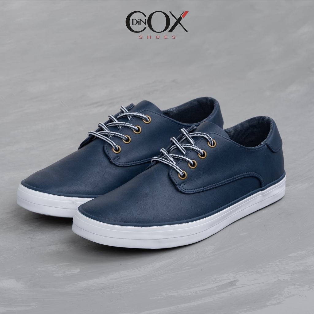 Giày Sneaker Da Nam DINCOX E11 Sang Trọng Lịch Thiệp Navy