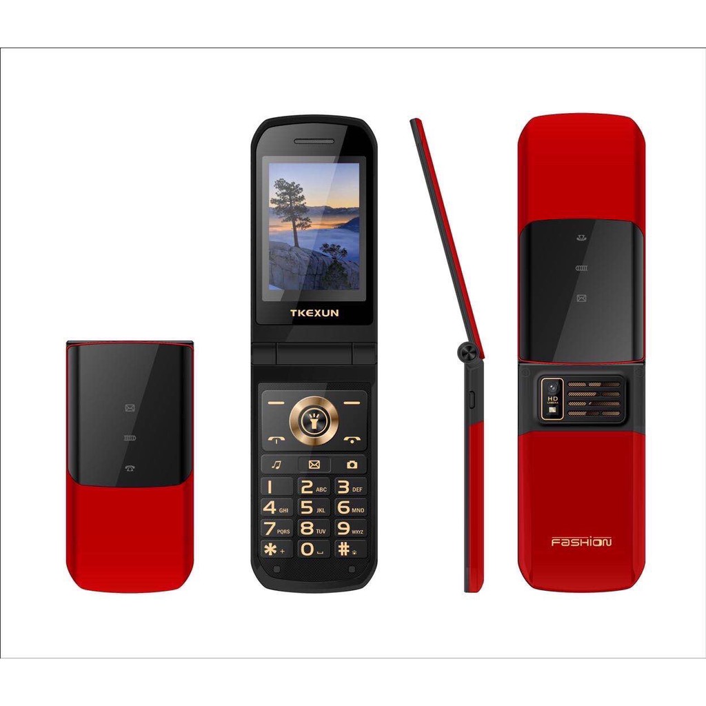 Điện Thoại Độc Lạ Pin Khủng NK2720 Nắp Gập Màn Hình 2.4inch Cảm ứng Thay Đổi Giọng Nói Nghe FM không Cần Tai Nghe | BigBuy360 - bigbuy360.vn