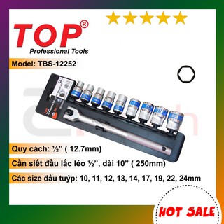 Bộ tuýp 10 chi tiết 1/2 top - tbs-12252