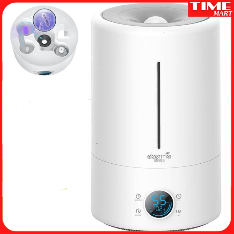 Máy tạo ẩm thông minh Deerma F628s mặt đồng hồ, Máy tạo độ ẩm trong phòng,Bù ẩm cho phòng điều hòa [TIME_MART]