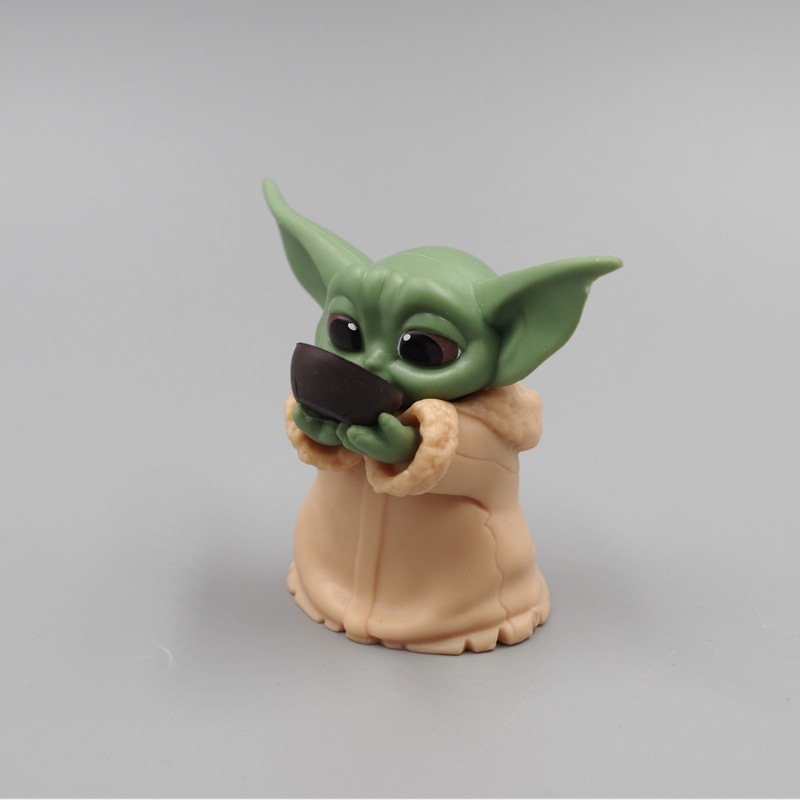 Set 5 Mô Hình Đồ Chơi Nhân Vật Yoda Grog Trong Phim Star Wars 5-6cm