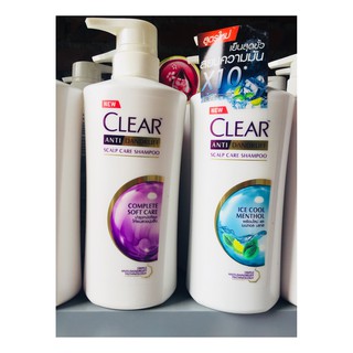 Dầu gội Clear chăm sóc toàn diện Complete Soft Care 480ml Thái Lan