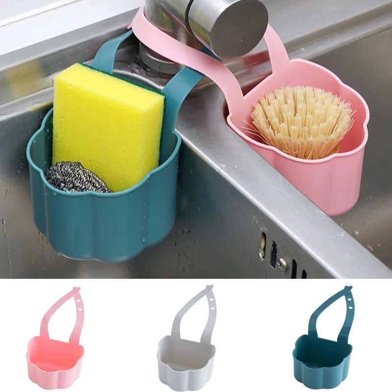 Giá Đỡ Xà Phòng/Mút Rửa Chén Ráo Nước Tùy Chỉnh Tiện Dụng Cho Nhà Bếp