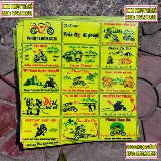 LOGO PHƯỢT 15 TEM PHƯỢT IN LOGO PHƯỢT