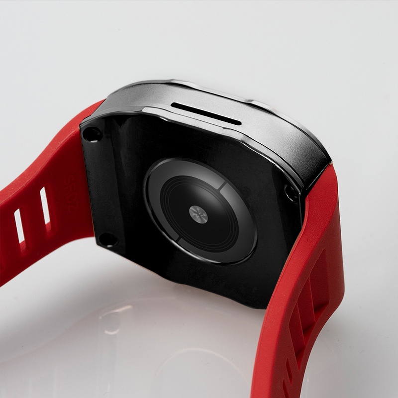 Ốp Hợp Kim Nhôm + Silicone 44Mm Cho Apple Watch 6 5 4