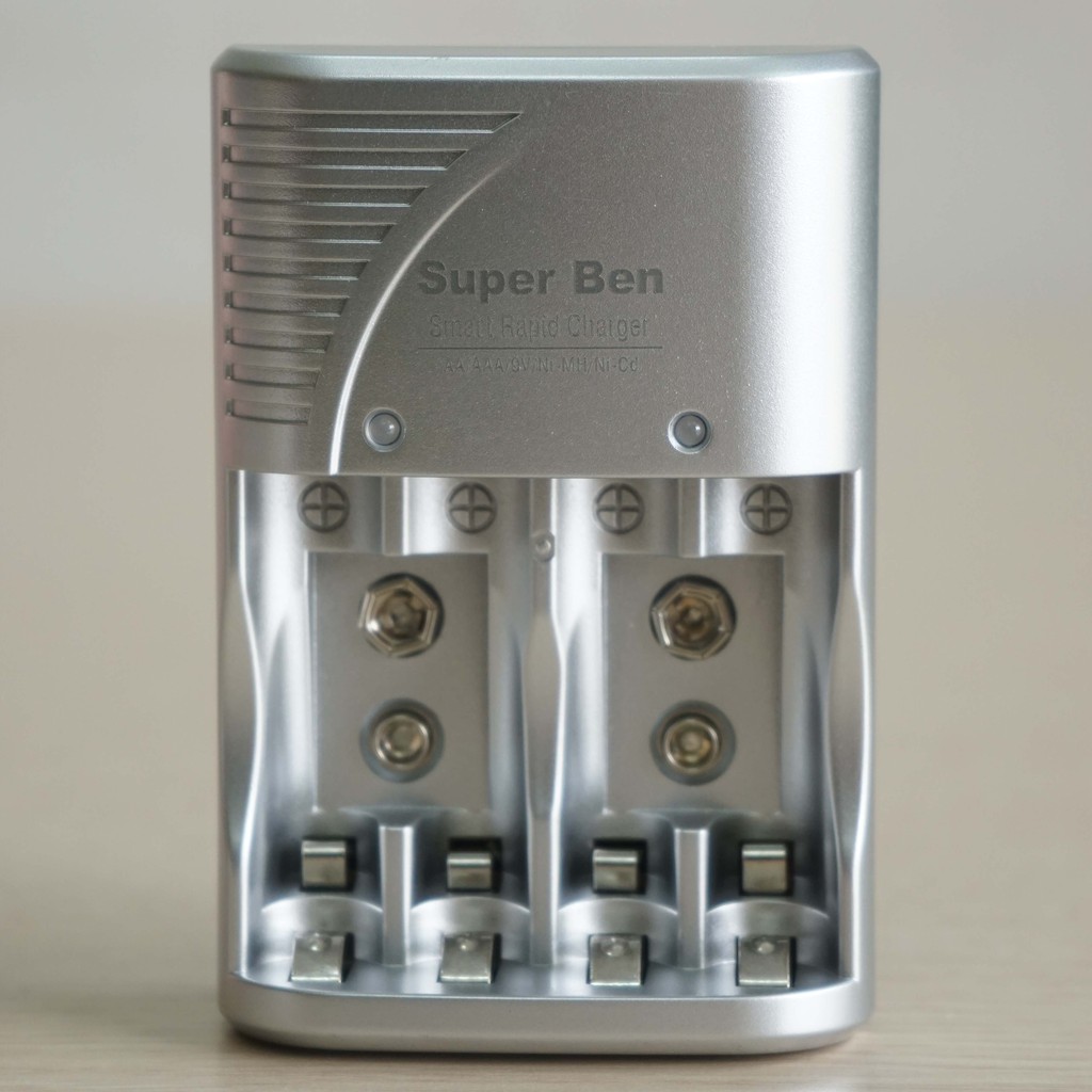 [GIAO HỎA TỐC] Pin và Sạc SuperBen Ni-MH AA vỉ 4 viên 2100mAh &amp; 3200mAh Rechargeable
