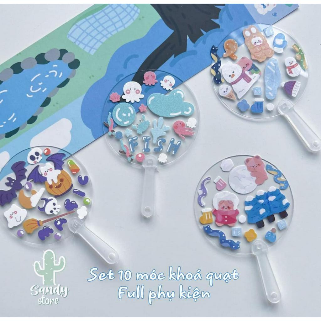 Set 10 móc khóa Handmade