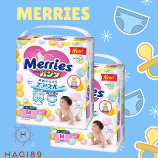 [Cộng Miếng] Tã Dán/Quần Merries Nội Địa Nhật NB96/S88/M68/L58/M64/L50/XL44/XXL28