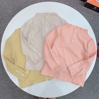 SET 3 ÁO LEN TĂM CỔ NGỌC CHO BÉ GÁI