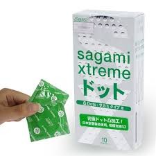 Combo 2 hộp bao cao su gân gai Sagami Extreme White 20 cái