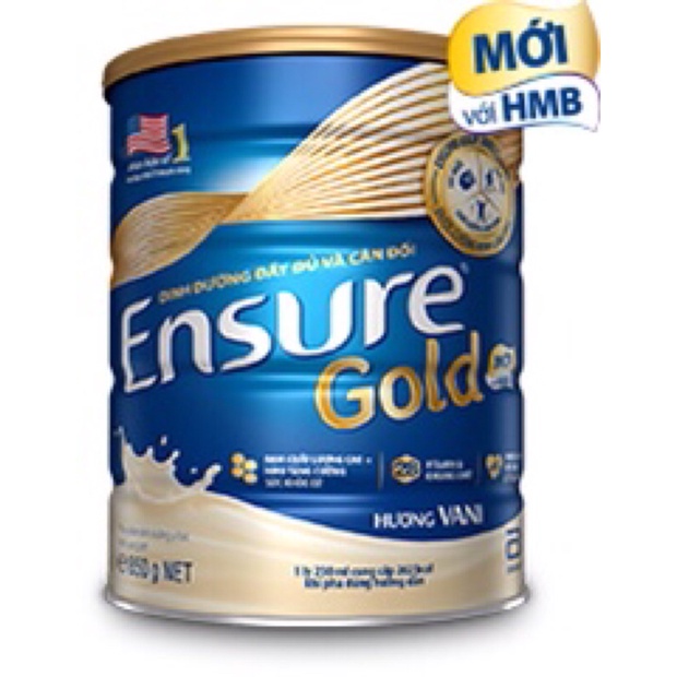 Sữa bột Ensure Abbott của Mỹ với hai kích cỡ (Lon 400g và lon 850g)