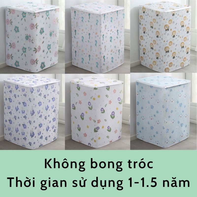 Áo trùm máy giặt cửa ngang trên chất liệu Peva chống nước Dotina ATR02