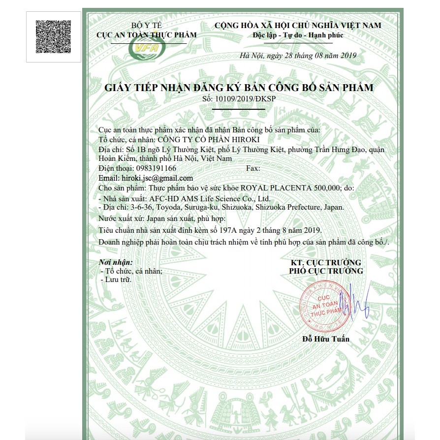 Nước uống làm đẹp da Royal Placenta 500,000mg | BigBuy360 - bigbuy360.vn