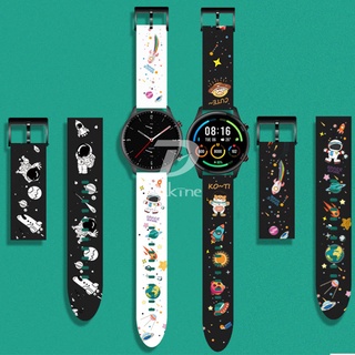 Dây đeo silicon in họa tiết cho đồng hồ Samsung Galaxy Watch 46mm 42mm Samsung Gear S3 Active 2 Huawei 20mm 22mm
