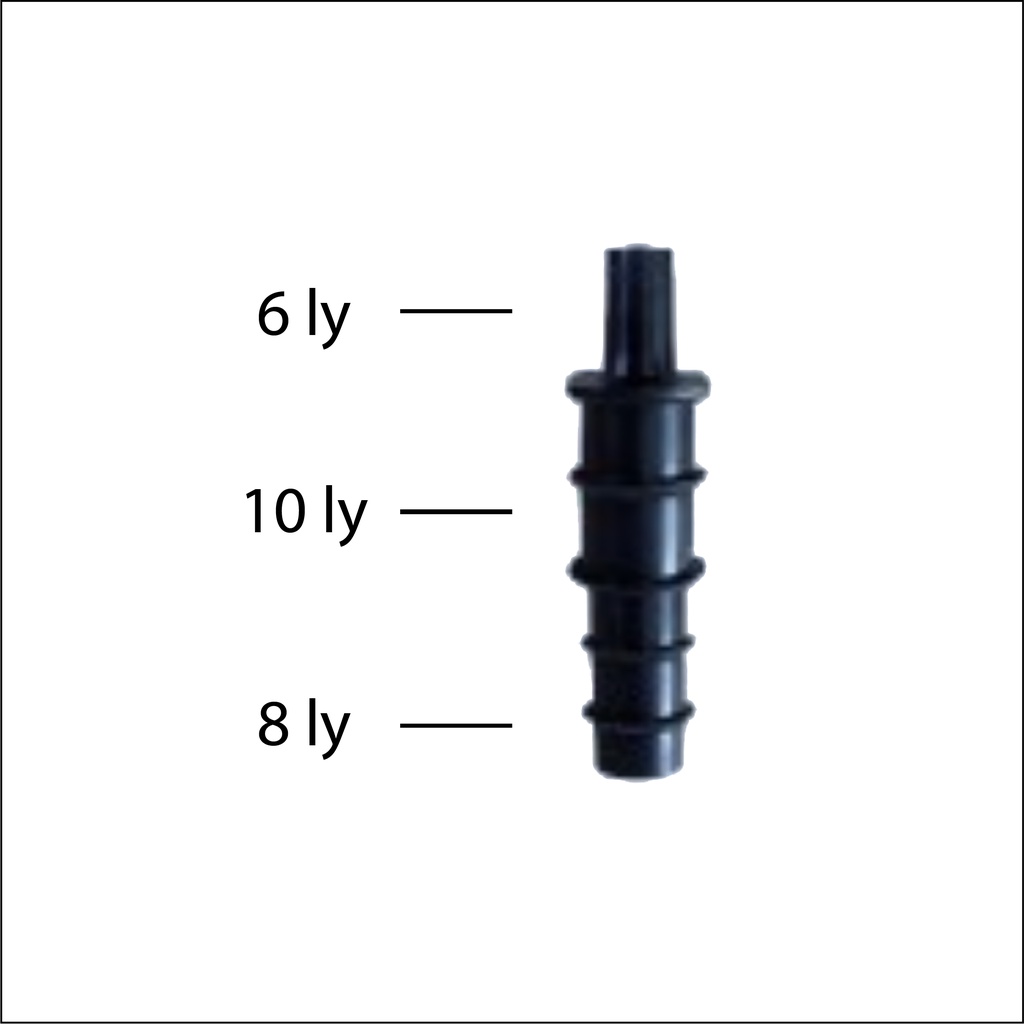 10/ 20 Cái Béc Nối Thẳng 8-10-6 ly POM - DNX IPURE