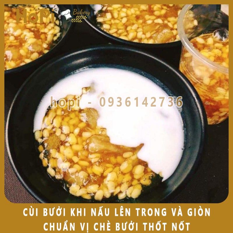 Set Chè Bưởi An Giang Cao Cấp Kèm Công Thức Nấu Độc Quyền Kinh Doanh - Tặng Bột Quấy Chè Chuyên Dụng