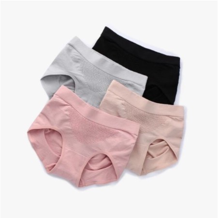 Quần Lót Nữ Kháng Khuẩn nâng mông Co Giãn 4 Chiều Túi Zip
