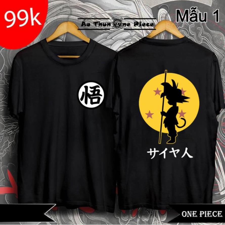 ⚡️THANH LÝ⚡️Áo Thun Dragon Ball Songoku Krillin và Quy lão Kame "HAKUNA MATATA" Cực Ngầu, Cực chất - Áo Thun One Piece
