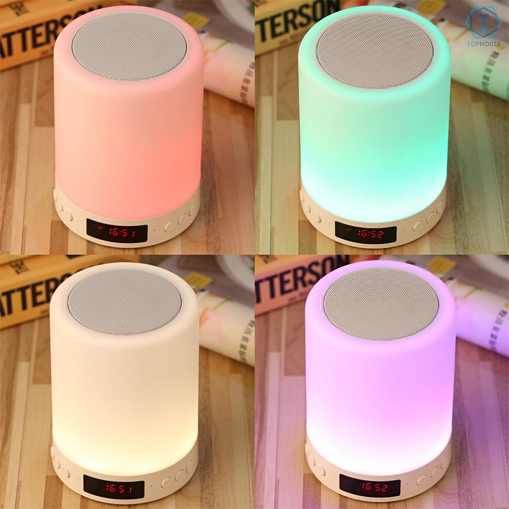 Loa Bluetooth Không Dây Te 3 Trong 1 Tích Hợp Đèn Led 7 Màu Sắc Đa Năng Tích Hợp Đồng Hồ Báo Thức Fm