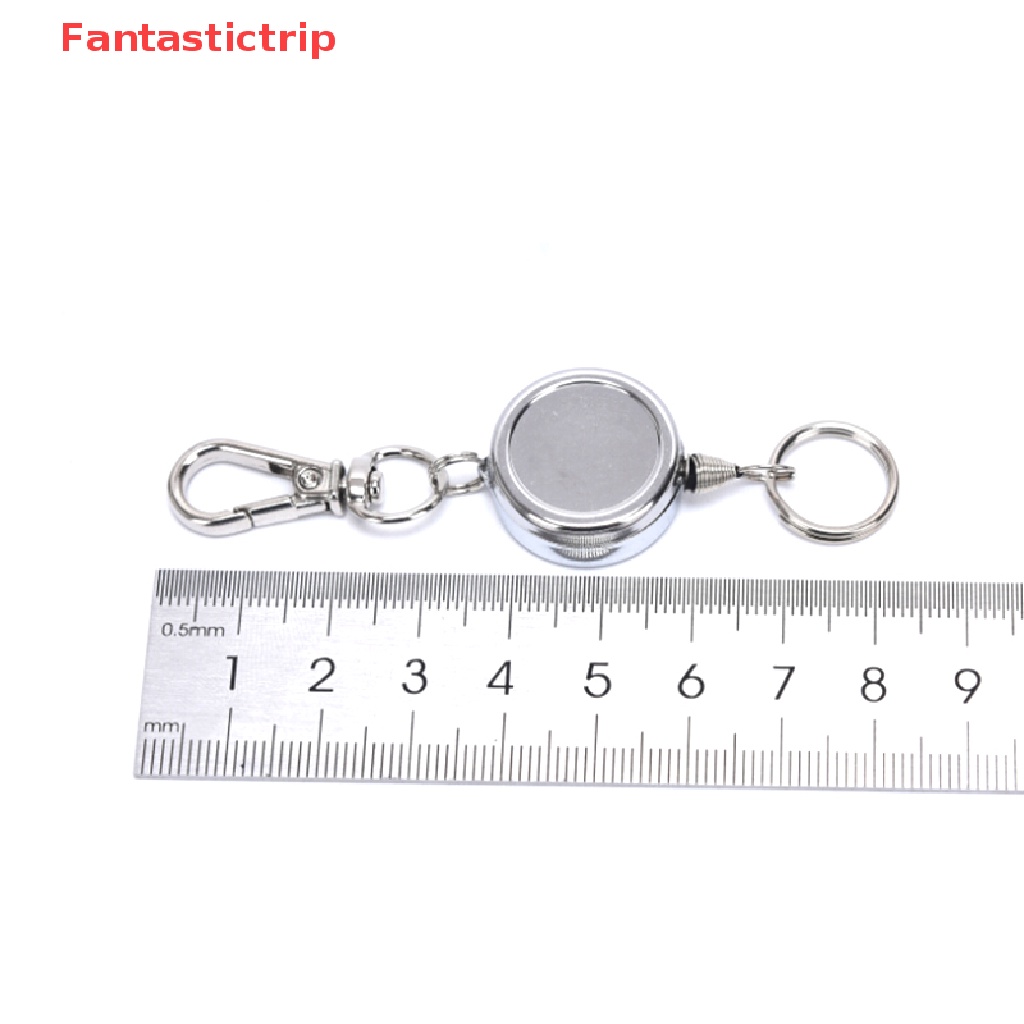 [Fantastictrip] Móc Chìa Khóa Dạng Kẹp Dây Kéo Có Thể Thu Gọn Được Mới