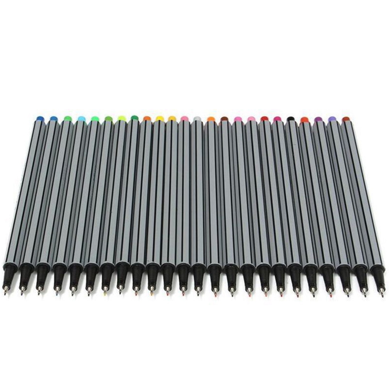 Bút màu nước ngòi 0.4mm gồm 24 màu
