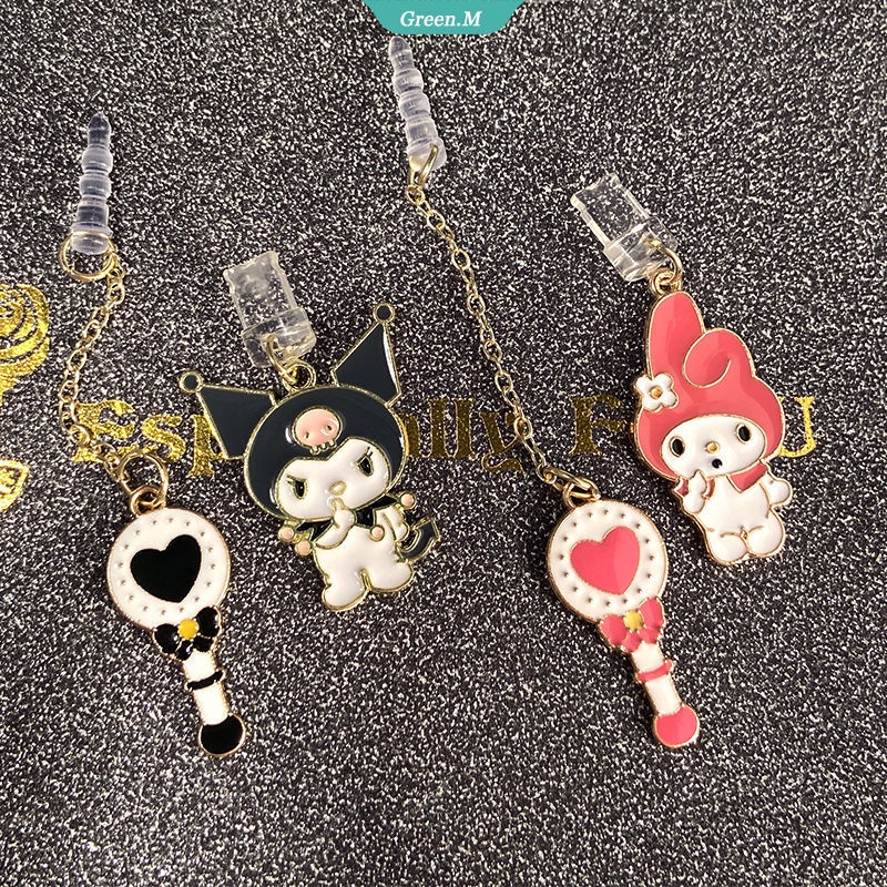 Sanrio Nút Cắm Chống Bụi Phích Cắm Sạc USB Type C Hình Kuromi Dễ Thương Cho IPhone